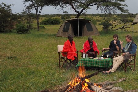 Dorobo Mobile Camp Bush Dinner Knut Bry Basecamp Explorer Kenya