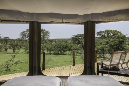 Leopard Hill Uitzicht Vanuit Tent Anil Elci Basecamp Explorer Kenya